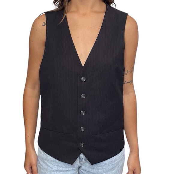 Y2K Pinstriped Vest - Picture 6 of 6